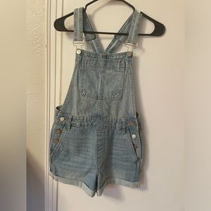 BDG Denim Overall Shorts